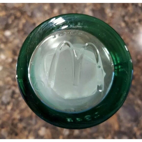 Classic McDonalds Green Glass Collector's Item - Picture 4 of 8